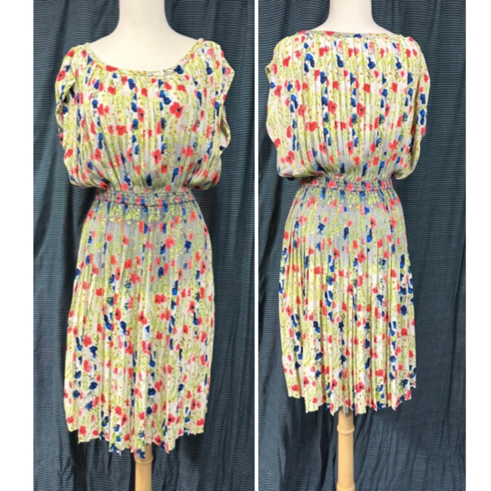 Pleated Yoana Baraschi Anthropologie Dress